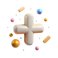 impressive abstract Thin Plus Sign Add Icon Cutout for Item Addition high quality png
