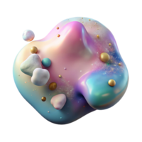 wonderful abstract Watercolor Stain Abstract Shape Blob Cutout for Creative Graphics detailed png