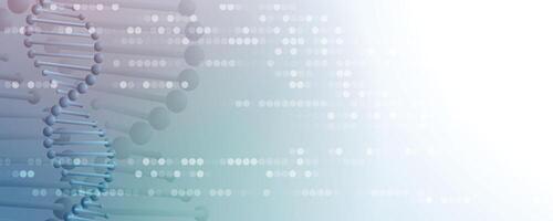 dna molecule and dna code background vector