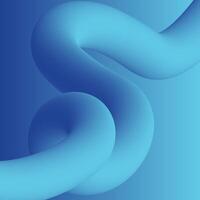 Blue abstract background with blue fluid and liquid shapes futuristic banner design in a modern style curved 3D blue lines vector