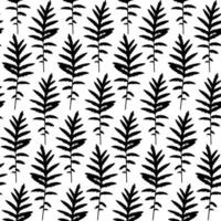 A black and white image of leaves with a white background.The leaves are arranged in a pattern that creates a sense of movement and flow. The image evokes a feeling of nature and tranquility. vector