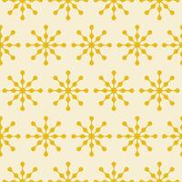 Geometric seamless pattern with yellow sunburst on a beige background. Trendy colorful graphic print. vector