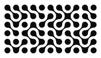 Set black metaballs isolated on a white background. Modern contemporary geometric shapes and elements vector