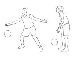 Girl basketball skills by shooting a ball towards the hoop at a gym during afternoon training session vector