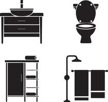 Dynamic sanitary feature logo illustration vector