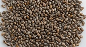 High Resolution Chia Seeds Texture Brown Healthy Food Background eat top diet shot view macro grain photo