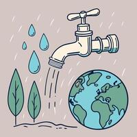 save water, save earth, save the planet, save the world, save the world, save vector