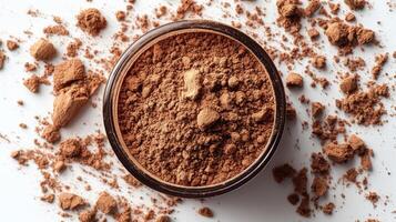 Deep Brown Cocoa, Pure and Natural photo