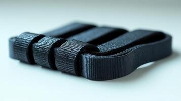 Close-up of Black Webbing Straps photo