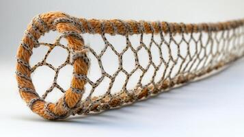 Closeup of a Lacrosse Stick Net photo