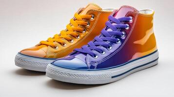 Colorful Gradient Sneakers photo
