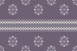 Design of ethnic pattern gray grey color background motif fabric art. vector