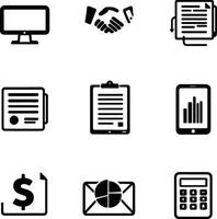 A black and white image of a black and white image of a business card and a computer monitor. vector