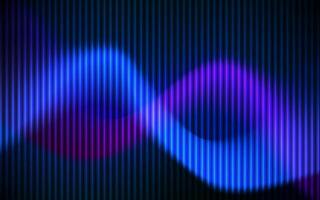 Blue purple light wave pattern abstract background bright color dark vector