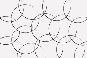 Interlocking circles abstract design. abstract background. vector