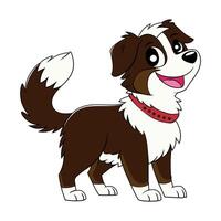 Dog cartoon design art vector