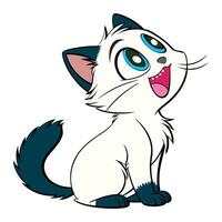 Cartoon cat design vector