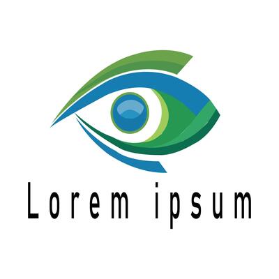 Eye icon logo art
