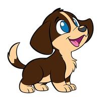 Baby cartoon lion vector