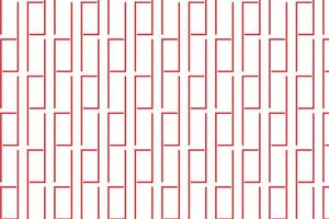 ned simple abstract asymmetrical red line pattern minimalistic geometric pattern with red outlined rectangles on white background vector