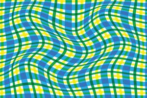simple abstract sky yellow green creative smooth texture plaid check line wavy pattern tartan gingham plaid check wavy pattern the pattern of the squares vector