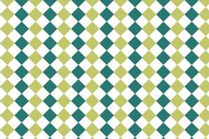 simple abstract dark light color square grid line pattern geometric pattern of diamond shapes in teal, green, and yellow classic harlequin diamond pattern with alternating colors in a design vector