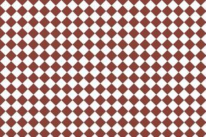 simple abstract white color square pattern on dark red color background classic brown and white checkerboard pattern for textiles and graphic design vector