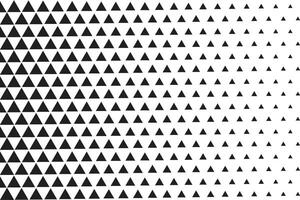simple abstract black color triangle shape halftone blend line pattern gradient triangular halftone pattern in black and white with modern geometric aesthetic vector