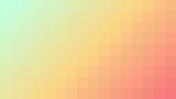 Vibrant abstract pixel background features a smooth, colorful gradient of horizontal stripes from soft green to sunny yellow and rosy pink, creating a warm and inviting aesthetic. vector
