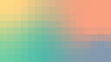 Vibrant abstract background featuring horizontal stripes in a smooth gradient of soft yellow and orange to cool green and blue, creating a serene and modern aesthetic. vector