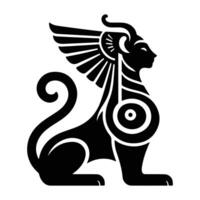 The Power of the Sphinx A Creature of Myth and Majesty vector
