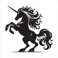 Unicorn of the Stars A Celestial Journey of Light vector