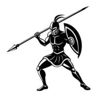 From Boy to Warrior The Agoge Training System vector
