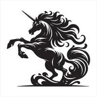 The Majestic Unicorn A Creature of Myth and Magic vector