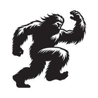 Cryptid of the Cold Chasing the Himalayan Beast vector