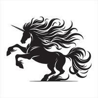 Legendary Unicorn The Enchanted Guardian of Dreams vector
