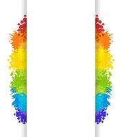 Abstract background with colorful watercolor splashes. and empty place for text. vector
