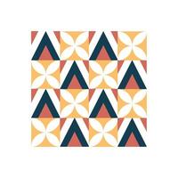 Bauhaus geometric pattern with abstract shapes. Modern and minimal seamless design for backgrounds, textiles, and wallpaper. Perfect for contemporary decor. vector