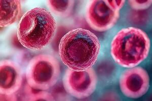 The red blood cells are shown in this image photo
