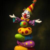 Clown stack by jimmy photo