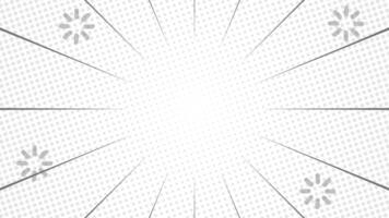 White halftone abstract background with stripes. Suitable for comics, prints, posters, etc. vector