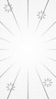 White halftone abstract vertical background with stripes. Suitable for comics, prints, posters, etc. vector