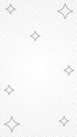 Abstract halftone white vertical background with stars. Suitable for comics, prints, posters, etc. vector