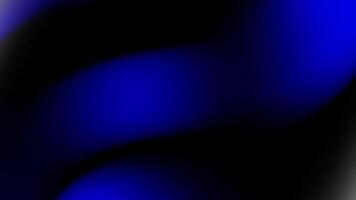 A black and blue abstract background with a curved shape video