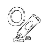 An illustration of letter O stand for Ointment beside it vector