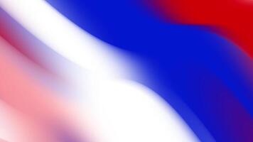 Abstract Red White and Blue Colors Flowing Smoothly Artistic Graphic Design video