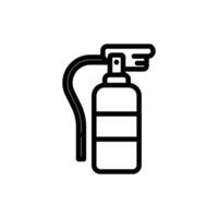 Fire Extinguisher Icon Minimalist Design for Safety and Emergency Use vector