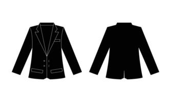 Men suit design. Fashion. Flat technical drawing for presentation display. vector