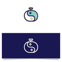 Modern Yin Yang Symbol Featuring Game Controller Elements in Balanced Design vector