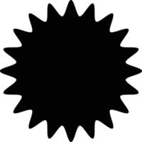 Black Starburst Graphic - Dynamic Element vector